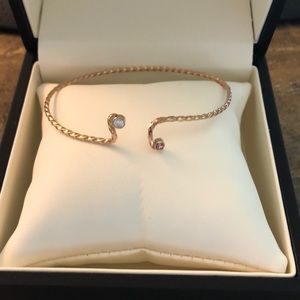 Rose gold cuff bracelet never worn with box